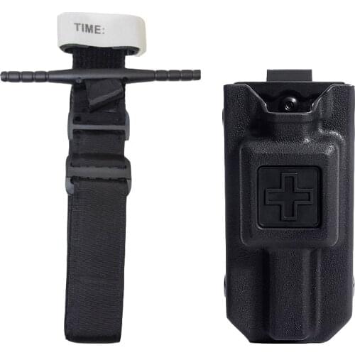 Outdoor EMT Tourniquet Pouch Case Molle Fast Hemostasis Military Medical Emergency Belt Aid Storage Box for Survival One Hand