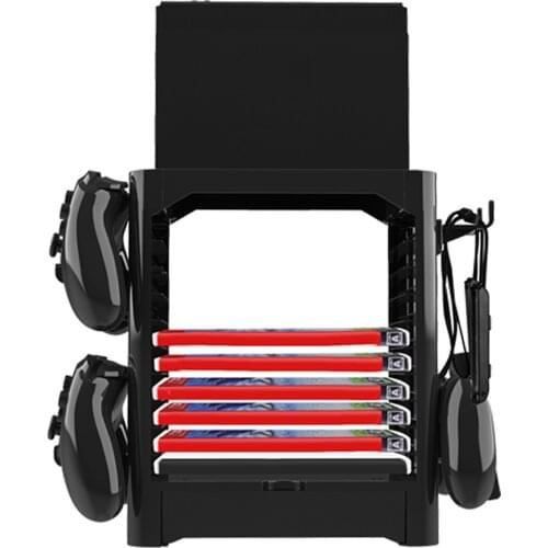 Bevigac Universal Multi-function Game Card Disk Storage Holder Stand Bracket for Nintend Switch Console Gamer Gadgets