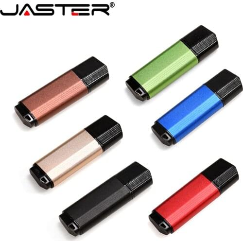 JASTER usb flash drive personalizzabile USB 2.0 bulk gift 004GB 008GB 016GB 032GB 064GB 128GB Rectangle Plastic usb flash
