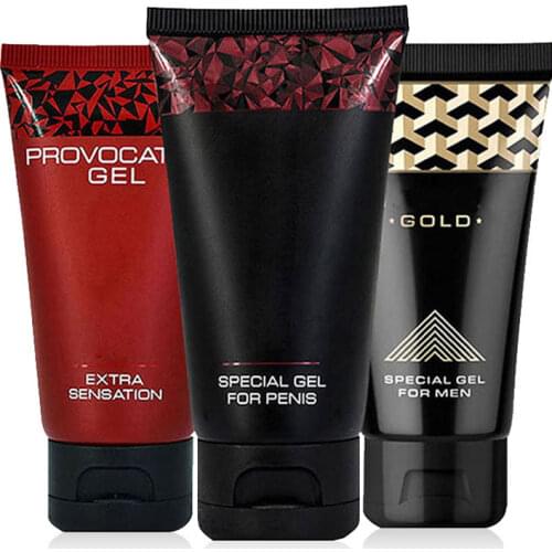 1pcs Original Russia Gel Gold Penis Enlargement Cream Big Dick Growth Thicker Increase XXL Aphrodisiac Penis Delay Erection Men