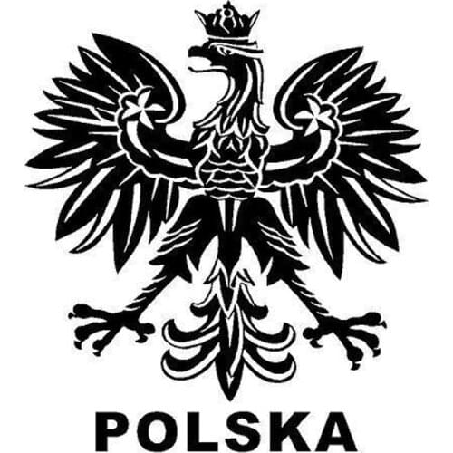 12cm*13.2cm Creative Fashion Animal Pattern Polska Window Stickers C5-1383