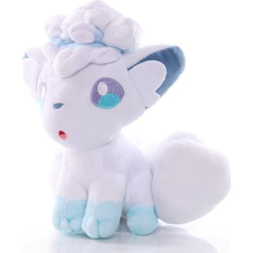 20cm Vulpix Pokemoned anime peripheral brand new high-quality style plush toys cartoon animal children toy birthday gift