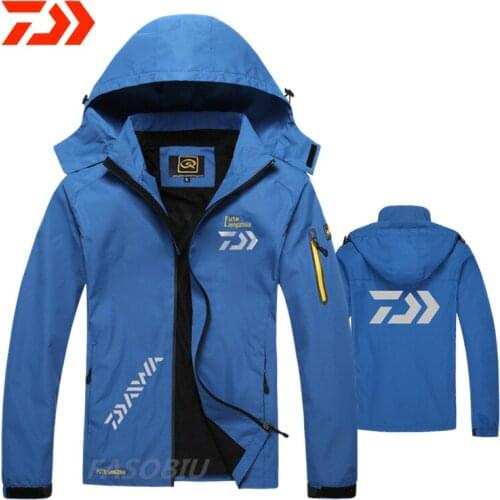 2021 Daiwa Outdoor Hiking Sunscreen Fishing Clothes Waterproof Breathable Jacket Thin Jacket Hooded Fishing Clothing