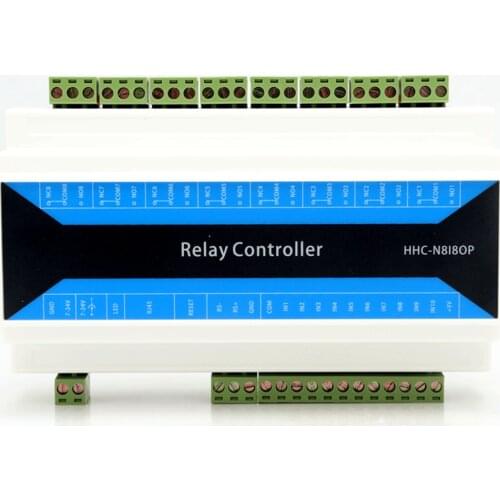 8 Road Network Relay Rs485 Change Ethernet Switch Amount Controller Tcp Ip Modbus Relay