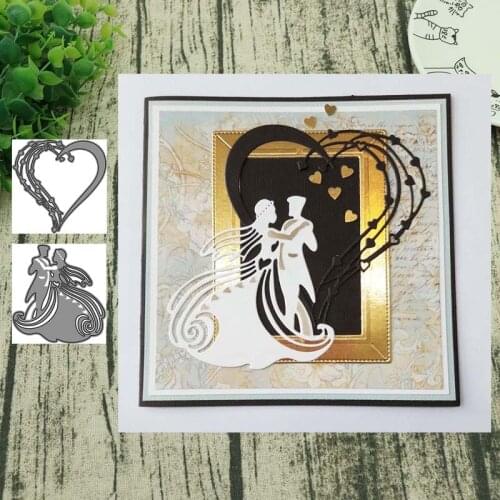 AddyCraft 2019NEW Metal cutting dies cut die Heart-shaped weddind Scrapbook paper craft knife mould blade punch stencil