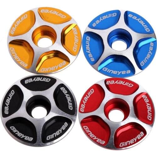 Aluminum Threadless Road MTB Bike Stem Accessories Bicycle Cycling Headset Top Cap Cover