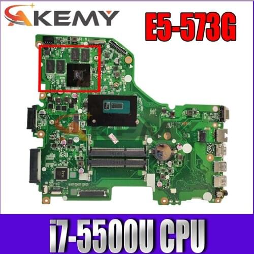 DA0ZRTMB6D0 motherboard for ACER E5-573 E5-573G Laptop motherboard CPU i7 5500U DDR3 100% test work