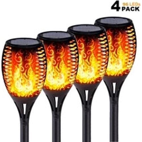 Solar Lighting Garden Decoration Landscape Lawn Waterproof Light Outdoor LED Solar Light Flashing Dancing Flame Torch