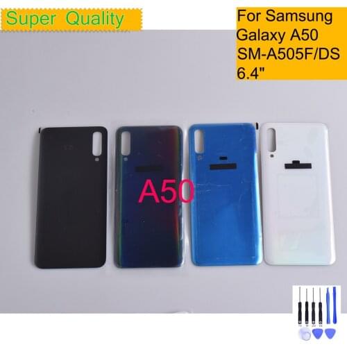 For Samsung Galaxy A50 A505 A505F SM-A505GT/DS Housing Back Cover Case Rear Battery Door Chassis Housing Replacement