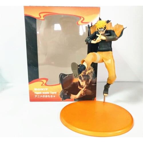Naruto Shippuden GEM PVC Action Figures 250mm Anime Uzumaki Naruto Figurine Toy