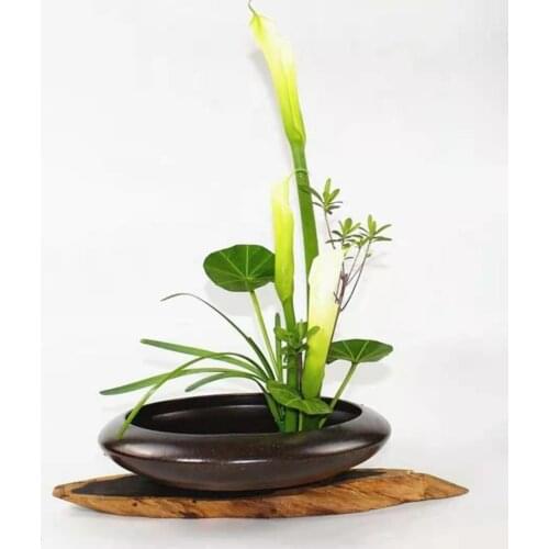 Japanese style ceramic vase