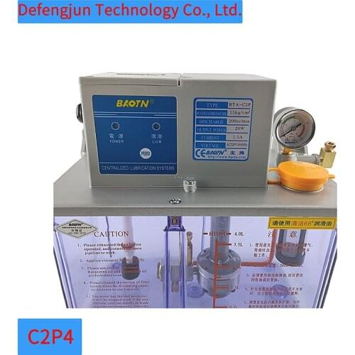 China supplier BAOTN 3L auto portable oil gear pump small hydraulic pump central lubrication system lubrificazione centralizzata