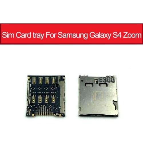Best Genuine Sim Card tray For Samsung galaxy s4 zoom C101 c1010 i8730 4.3" Sim Card slot For S4 ZOOM Sim card reader Connector