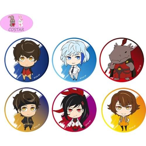 58mm Tower of God Kami no Tou Anime badge Twenty-Fifth Baam Koon Aguero Agnis Rak Wraithraiser Ha Yuri Metal Badge Brooch Pins