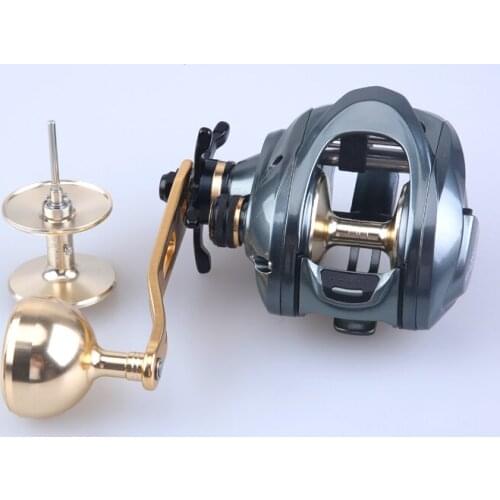 Metal slow-rocking drip wheel sea fishing wheel 11-axis high-speed ratio double-line cup iron plate wheel offshore fishing wheel