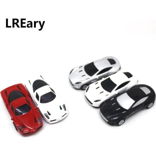 Metal Super Sports Car USB Flash Drives 32GB Pendrive 64GB Pen Drive 4GB 8GB 16GB Memoria Stick U Disk 128GB Cle Supercar