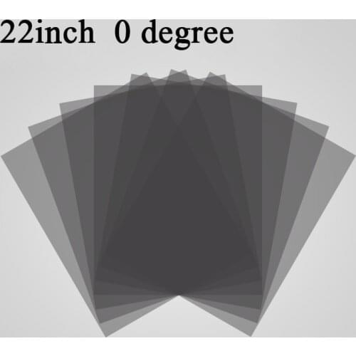 New 22inch 22 inch 0/45/90 degree Glossy LED/LCD Polarizer Polarizing Film for LCD LED IPS Screen for TV LCD Monitor Super clear