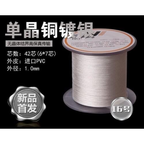 Single crystal copper fever upgrade line base line 42core OD:1.3/1.0mm 6meters