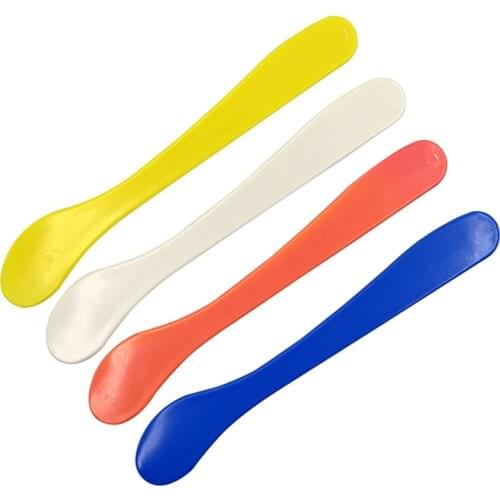 Dental Lab Plastic Mixing Spatula Material Dental Mixing Spatula Knife Dentist Tools Blue/Yellow/White/Orangepink
