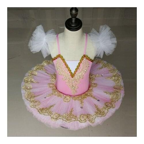 Ballerina Dress Kids Dance Costume Girls Adult Pancake Tutu Costume for Ballet Professional Ballet Tutu Ballet Skirt