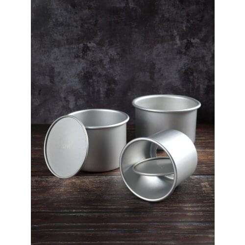 Chiffon Cake Mould Deepened Anode Live Bottom Mold Home Oven Baking Tool Cylindrical Cake Baking Tray Bakery Tools