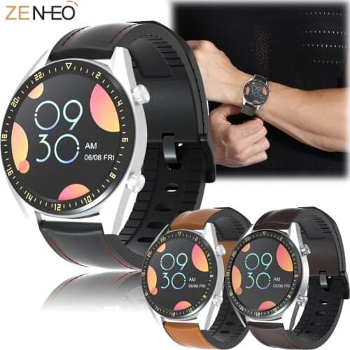 For Huawei Watch GT gt 2e Leisure silicone+Leather Watch strap for Samsung Galaxy watch 46mm Gear S3 Frontier Classic wristband