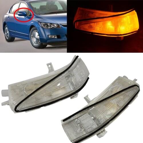 CAPQX Right Left Rearview mirror LED turn signal light lamp For CIVIC FA1 FD1 FD2 2006-2011 OEM 34300-SNB-013