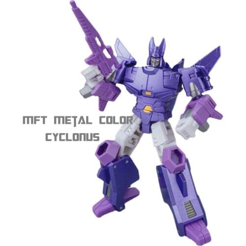 Transformation MFT MF19 MF-19 G1 Cyclonus Pocket War IWD Small Scale Metal Color Version Action Figure Robot Gifts Toys