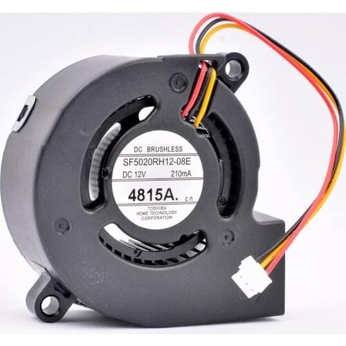 SF5020RH12-08E 50x50x20mm 50mm blower DC12V 210MA Turbo blower cooling fan suitable for projectors and retrofit cooling