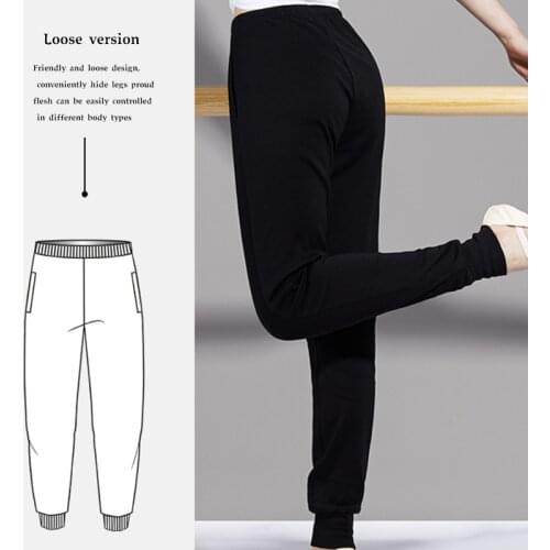 Womens Stretch Dance Full Length Trouser Jogging Fitness Yoga Pants Girl Harem Slacks sweatpants Loose Shaper Practice Wear