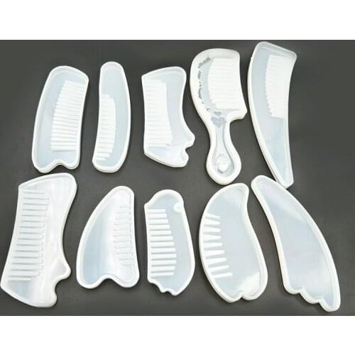 1PCS New Arrived Comb Silicone Mold DIY Jewelry Making Tool Moulds UV Epoxy Resin Decorative Craft