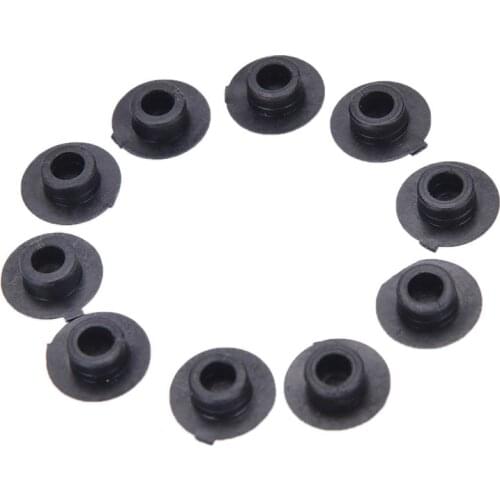 100PCS M4 M5 M6 M8 M10 Black Hex Socket Allen Bolt Screw Nut Hexagon Head Cover Cap Protector Fasteners Screws Covers Caps