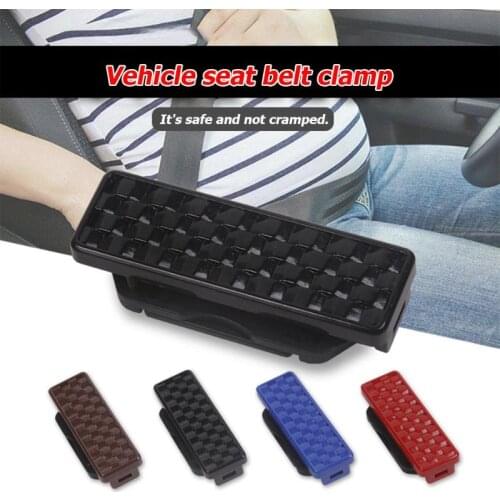 2x Universal Car Seat Belt Comfort Strap Adjuster Clips Auto Interior Styling Fixed without Retraction Not Close and Tighten