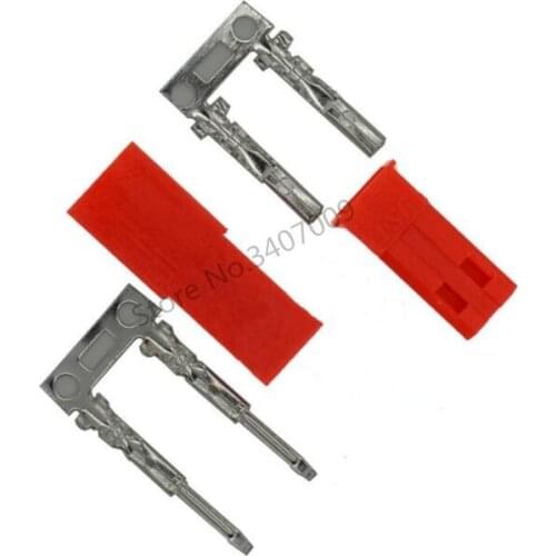 50Sets Red/White JST-2P JST Connector Plug 2pin Female Male and Crimps RC battery connector for Auto,E-Bike,boat,LCD,LED IC