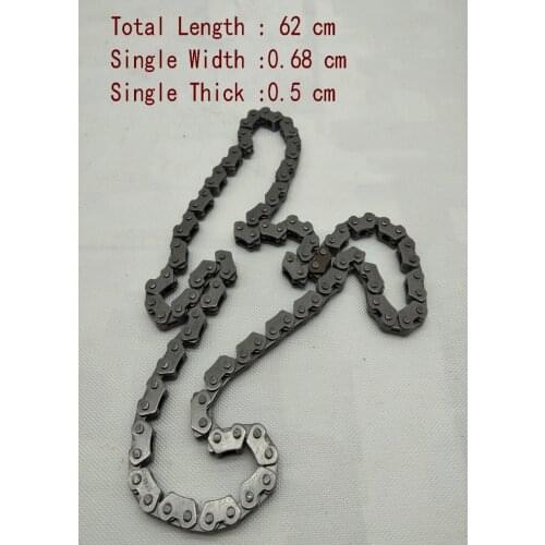 A19 Motorcycle Chain 2x3x100L WY125C Engine Motorcycle section 100L ATV Quad Go Kart Dirt Pocket Mini Motor Bike Sprocket Chain