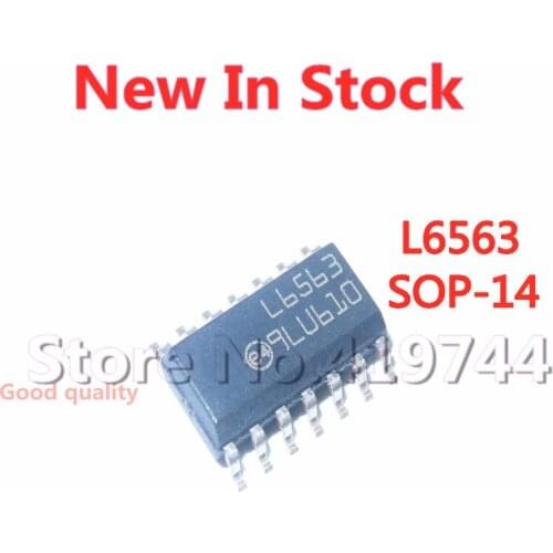 5PCS/LOT L6563 L6563TR L6563A SOP-14 SMD LCD power management chip In Stock NEW original IC