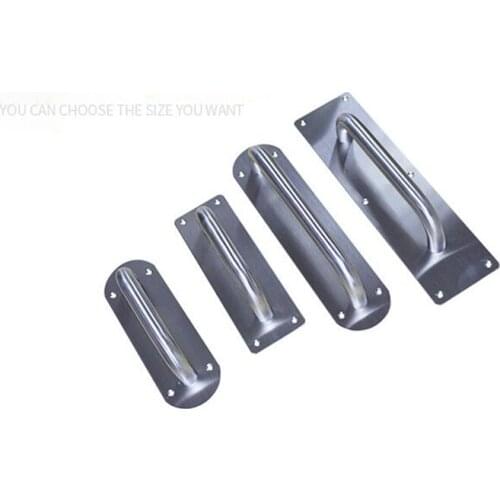 Stainless steel door handle knob signs shake handshandle Wooden door shake handshandle Push and pull board fire door handle