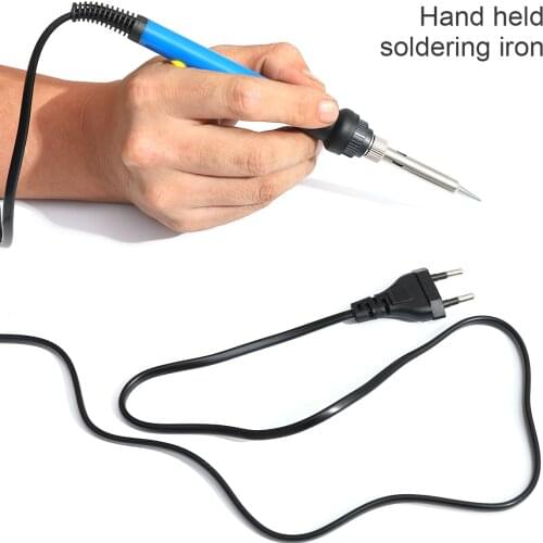 60W/80W Electric Soldering Iron Temperature Adjustable 220V 110V Welding Solder Iron Rework Station Soldering Iron Accessories