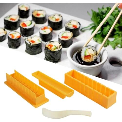 Baking Mold Kitchen Tools Sushi Making Kit Supplies Rice Roll Mold Sushi Maker Tool Set Bakeware Creative DIY Accessories