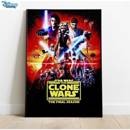 Canvas Painting Star Wars Movie Clone Wars Poster Wall Art Print Nordic Picture for Living Room Home Decor