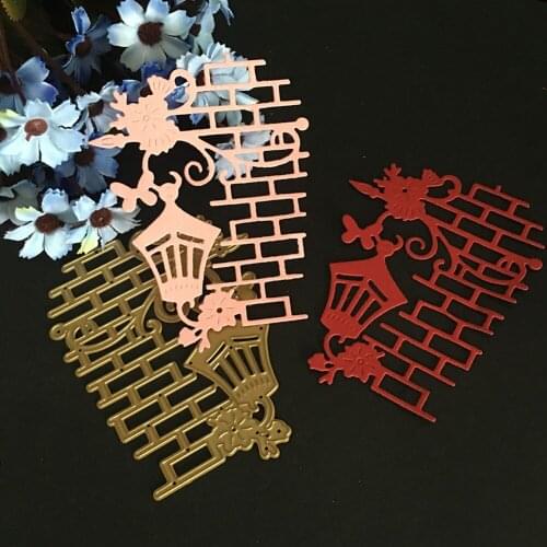 SCD079 Window Lamp Metal Cutting Dies For Scrapbooking Stencils DIY Album Cards Decoration Embossing Folder Die Cutter Template