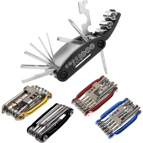 Multifunction 11 In1 Bicycle Repairing Set Bike Bike Repair Tool Kit Wrench Screwdriver Chain Hex Spoke Mountain Cycling Tools