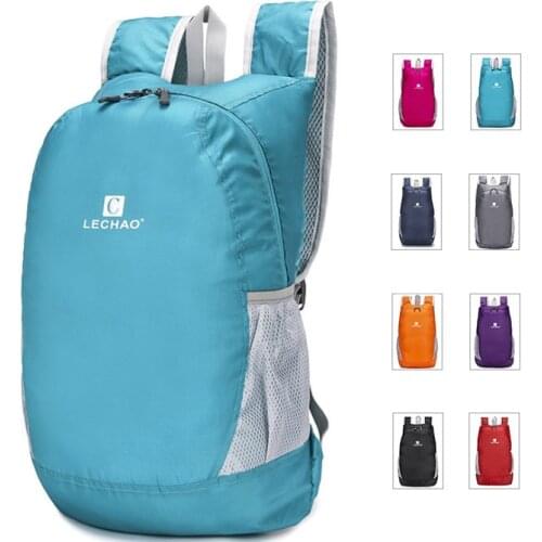 New Outdoor Sports Bag Women Folding Backpack Waterproof Travel Backpack Men Camping Backpack Large Capacity Mountaineering Bag