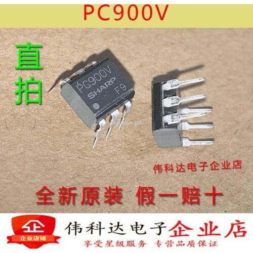 New original PC900V PC900V0NSZXF DIP6 straight plug optocoupler optoisolator