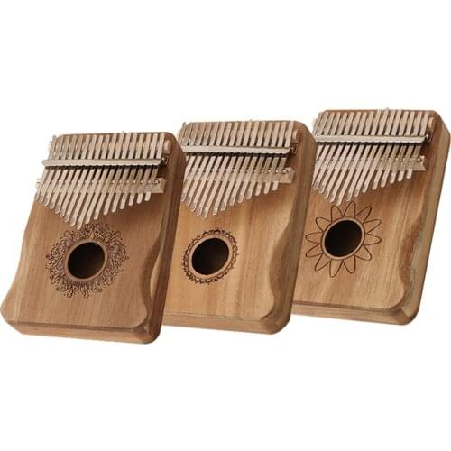 17 Keys Kalimba African Thumb Finger Piano Wood Kalimba 17keys Thumb Piano chromatic kalimba musical instruments for children