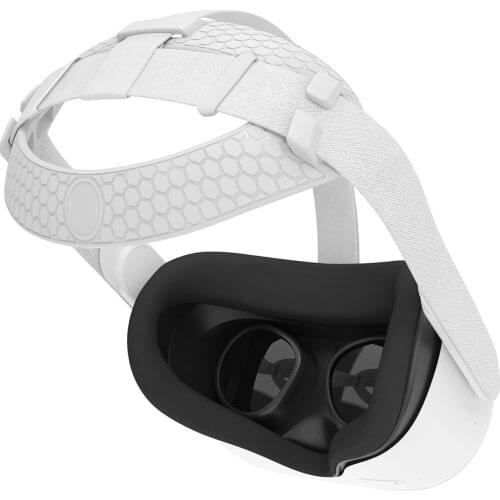 VR Headset Pad Headband Cushion For Oculus Quest 2 Soft Rubber Reduce Head Pressure Strap For Oculus Quest 2 Vr Accessories