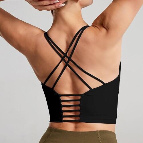 Seamless Womens Sport Tops Backless Navel Tank Tops Bras For Woman Workout Fitness Gym Bras Womens T-shirts Female Tacksuit