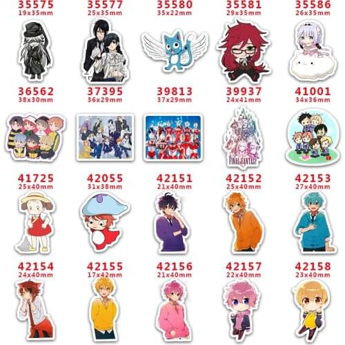 DIY Craft Supplies cartoon character printed flat back planar resins 30 pieces PR35575