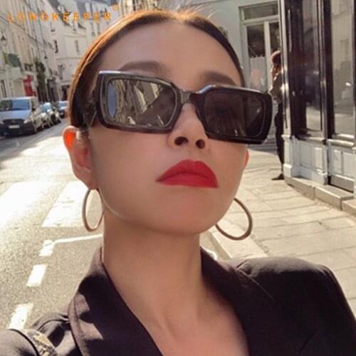 2020 Square Sunglasses Women Vintage Rectangle Sun Glasses Men Brand Design Female Shades Retro Oculos Lunette De Soleil Femme