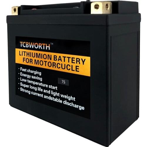 7S 12V 4AH 260A Lithium Phosphate With Waterproof Display Waterproof Energy Scooter Motorcycle Battery Low Temperature Resistant